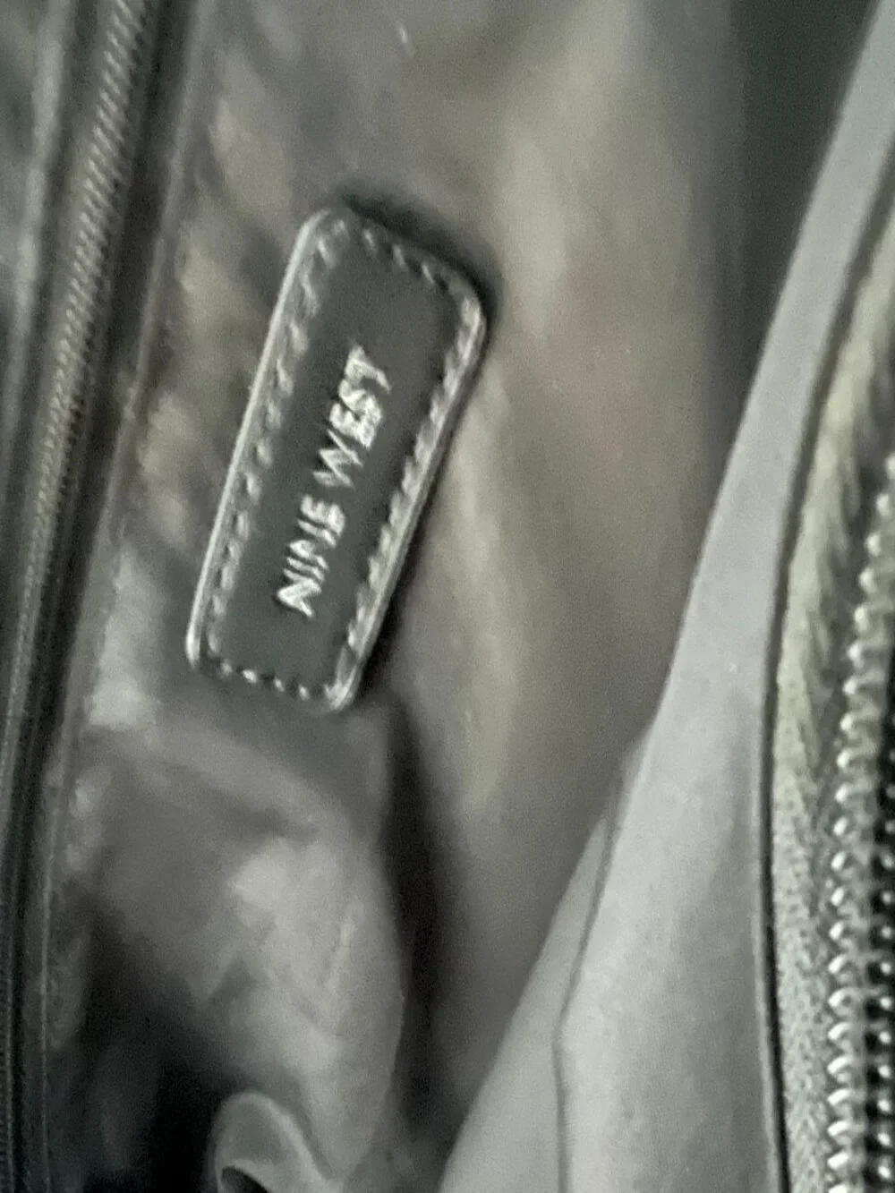 Nine West Black Logo-Print Tote
